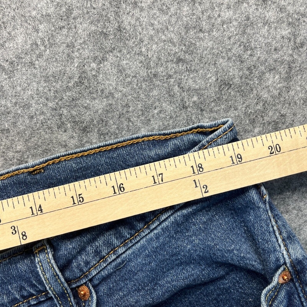 Levis Jeans Men's 40x32 505 Regular Fit Straight Leg Medium Wash Denim Pants - Picture 4 of 13